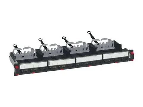 Legrand LE-033790 - Patch Panel Plano de 24 Puertos Vacío para Equipar con Jacks 1U LCS3