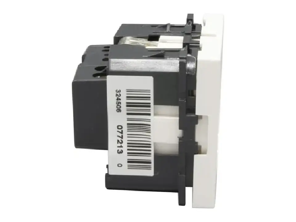 Legrand LE-077213 - Toma Schuko 2P+T C/tornillo Mosaic - 2 Modulos Blanco 3
