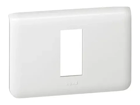 Legrand LE-078891 - Placa Mosaic 1 Modulo Blanco - Requiere Soporte LE-080293