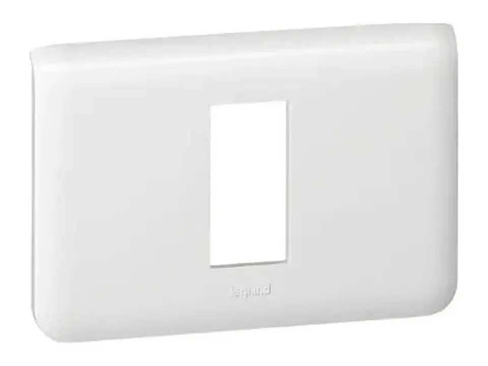 Legrand LE-078891 - Placa Mosaic 1 Modulo Blanco - Requiere Soporte LE-080293 1