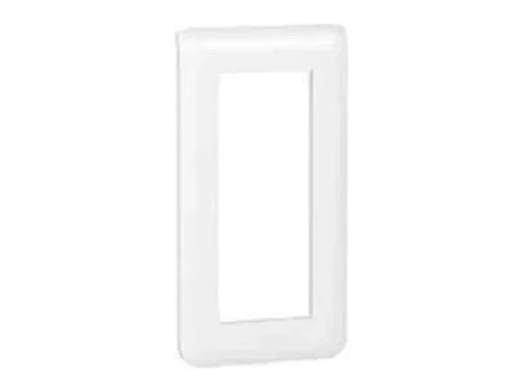 Legrand LE-078894 - Placa Mosaic 1+1 Modulo para Ser Instalado con Soporte Ref. 080293 Blanco