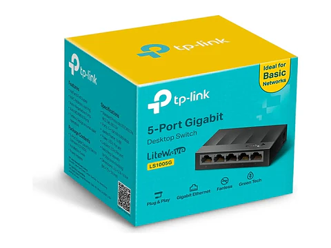 TP-Link LS1005G - Switch no administrable LiteWave 5 puertos Gigabit