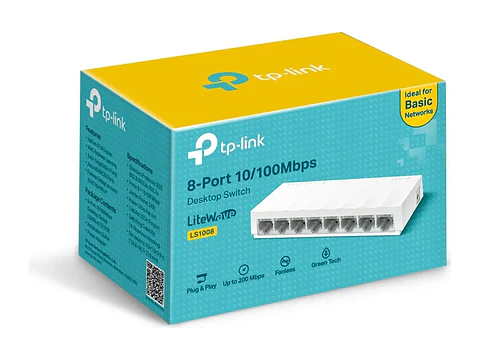 TP-Link LS1008 - Switch no administrable LiteWave 8 puertos 10/100