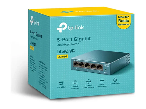 TP-Link LS105G - Switch no administrable LiteWave 5 puertos Gigabit