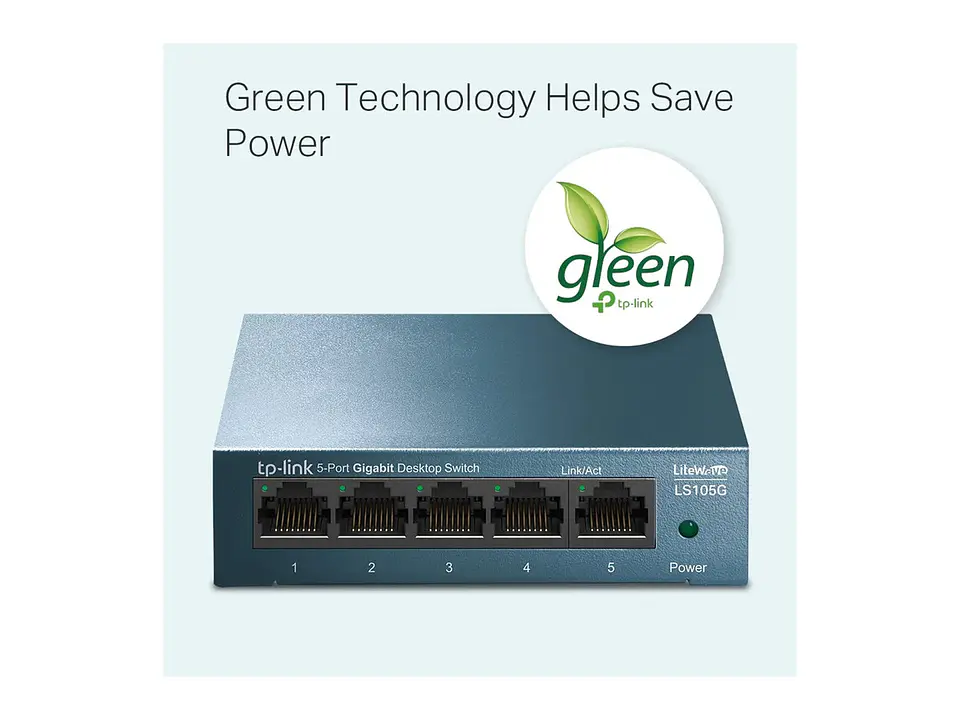 TP-Link LS105G - Switch no administrable LiteWave 5 puertos Gigabit 4