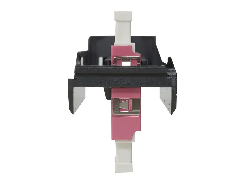 Siemon LVA12-LCE-BC-A - Panel FO LightVerse con 12 Acopladores LC OM4 color Violeta 3