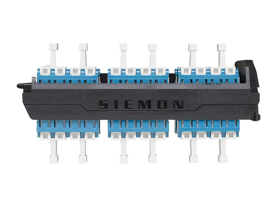 Siemon LVA24-LCU-BC-A - Panel FO LightVerse con 24 Acopladores LC Monomodo color Azul 1