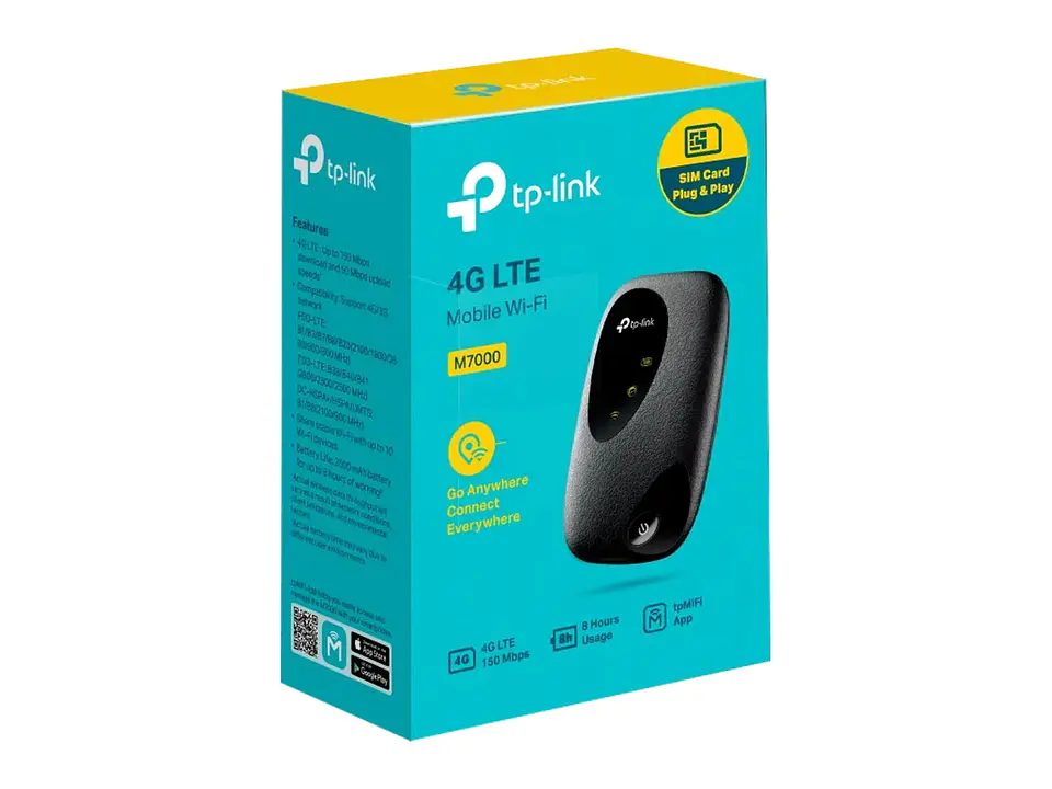 TP-Link M7000 - Router portatil Mobile WiFi 4G LTE N300 single band (2.4GHz) 2