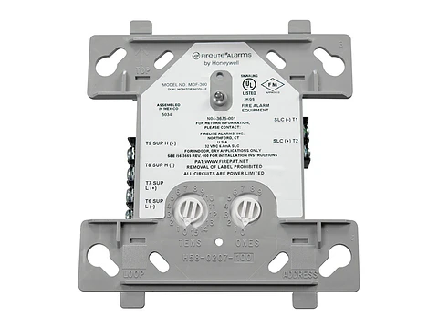 Fire-Lite MDF-300 - Caja - Módulo de monitoreo dual direccionable. Certificación UL, FM
