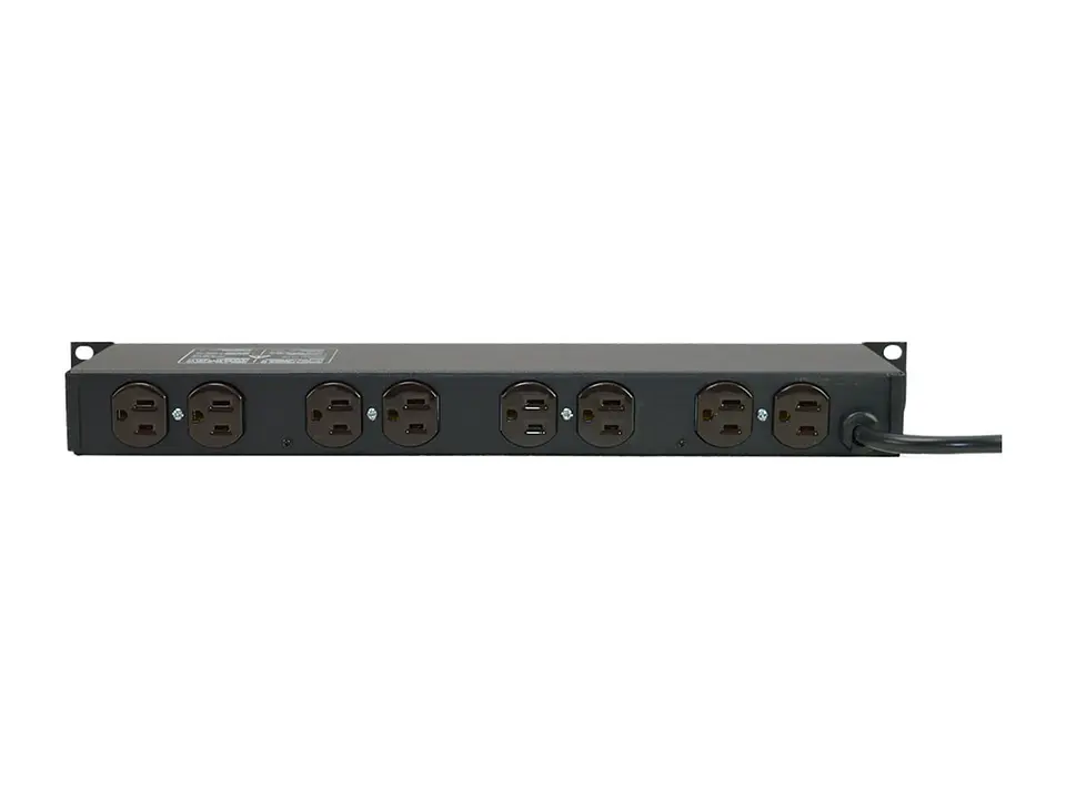 Quest MH-4713 - Multitoma electrica horizontal, 10 tomas NEMA5-15R, 125V/250V-15A 2