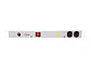 Quest MH-4713-G - Multitoma electrica horizontal, 10 tomas NEMA5-15R, 125V/250V-15A Carcaza color gris - Miniatura 3
