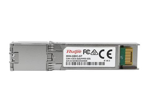Transceiver de cobre RJ45 SFP (100m).1000Base-TX, Ultimo Stock - Buscar Reemplazo Ruijie