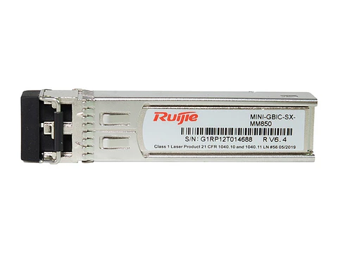 Ruijie MINI-GBIC-SX-MM850 - Transceiver de fibra multimodo SFP 1000Base-SX,MMF (850nm, 550m, LC)