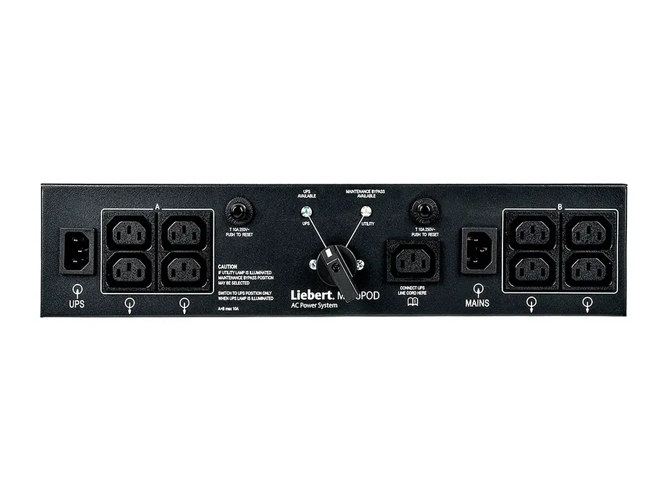Vertiv MP2-210K - Bypass de mantenimiendo MicroPOD para UPS GXT5 1000 VA, 230V, Rack/Torrre 1