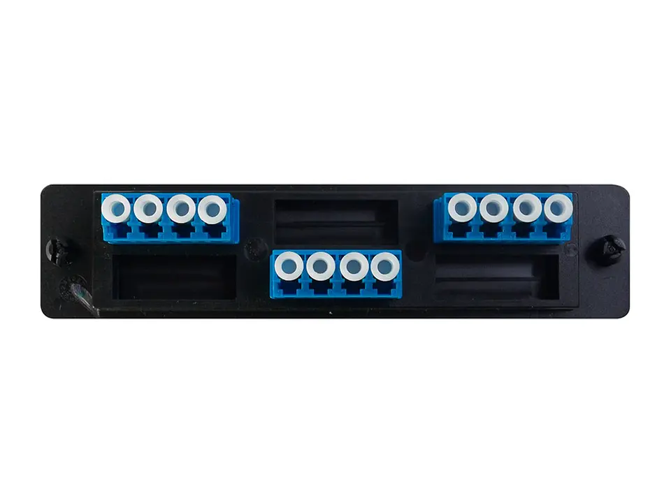 Nexconec MP3PL07 - Panel FO LGX con 12 acopladores LC Monomodo azul (para Bandeja MP3PP01) 3