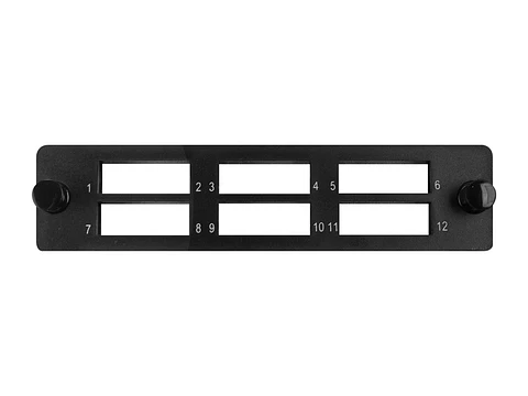 Nexconec MP3PLD - Panel FO LGX para 6 acopladores SC Duplex o LC Quad