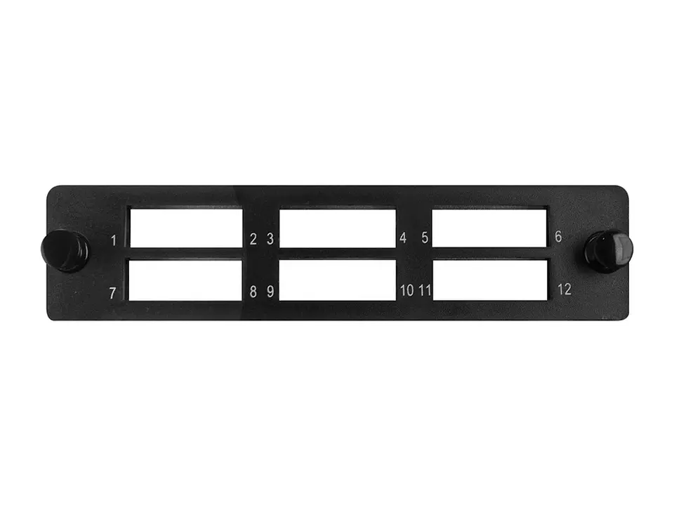 Nexconec MP3PLD - Panel FO LGX para 6 acopladores SC Duplex o LC Quad 1