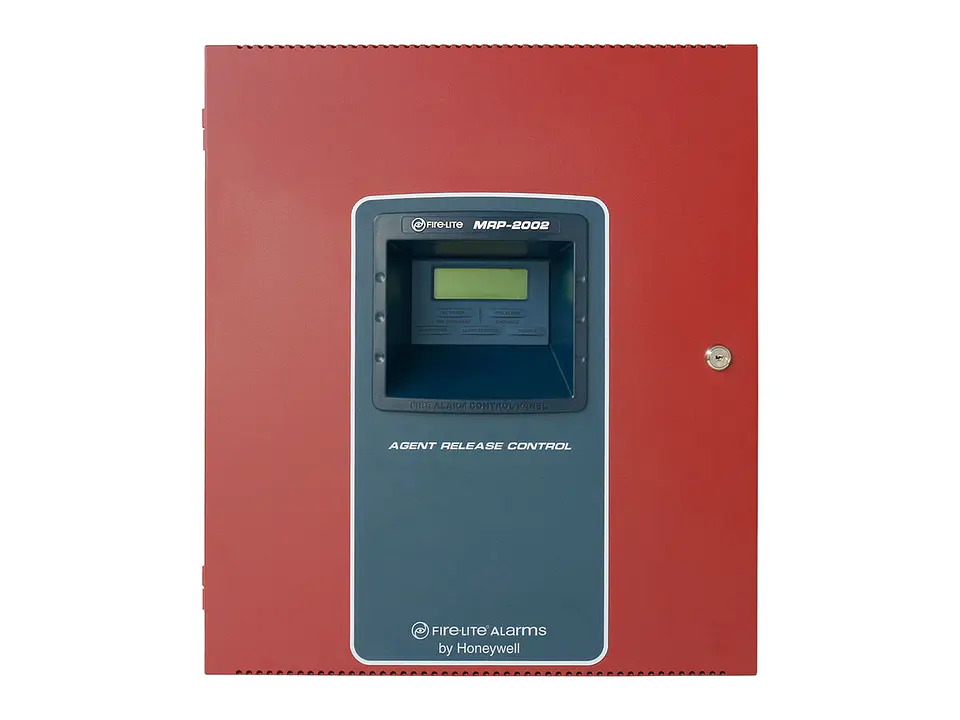 Fire-Lite MRP-2002E - Panel convencional de 6 zonas para liberación de agente limpio. Alimentación 220VAC 1