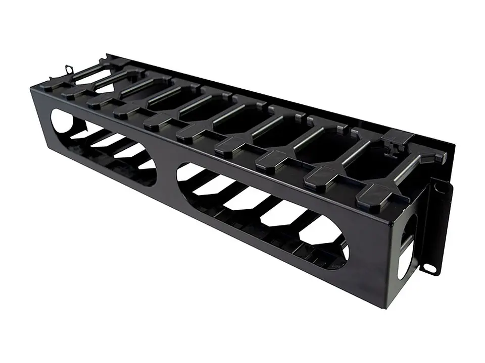 LinkBasic MTC13 - Ordenador de Cables Horizontal Frontal 2 RU. Ducto de 80mm x 50mm 1