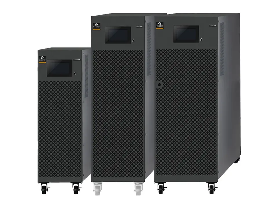 Vertiv MTPC015AA0A0A0A - UPS monolítico Liebert MTP, 15kVA/15kW, 380/400/415VAC, 50/60Hz, 3F+N+PE, tipo torre, sin baterías internas 3