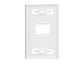 Siemon MX-FP-S-02-02B - Faceplate Vertical 2 Puertos - Miniatura 2