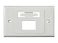 Siemon MX-HFP-02-02B - Placa de pared 2 Puertos MAX Horizontal Blanca - Miniatura 1