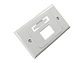 Siemon MX-HFP-02-02B - Placa de pared 2 Puertos MAX Horizontal Blanca - Miniatura 3