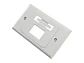 Siemon MX-HFP-02-02B - Placa de pared 2 Puertos MAX Horizontal Blanca - Miniatura 4