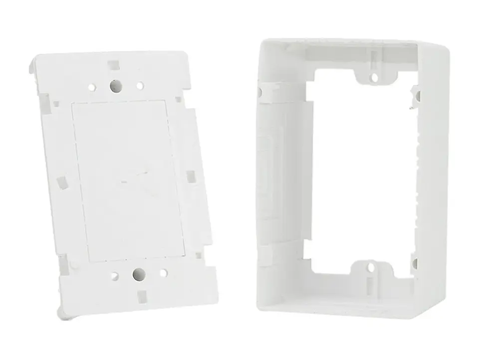 Quest OB-6048 - Caja de Montaje Universal para Datos 2x4 Altura 43mm Color Blanco 1