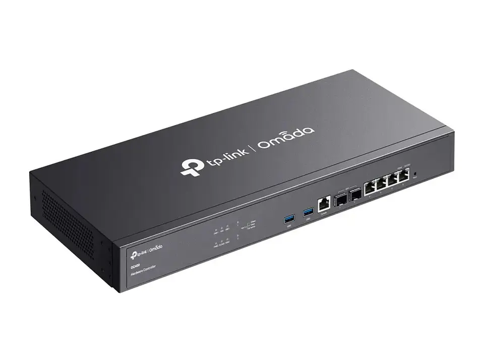 TP-Link Omada OC400 - Controlador Omada, gestión centralizada, 2 SFP+ 10G, 4 GbE, 2 USB 3.0 3