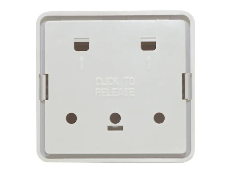 LinkBasic OUZ22 - Roseta para 2 puertos. Color blanco 2