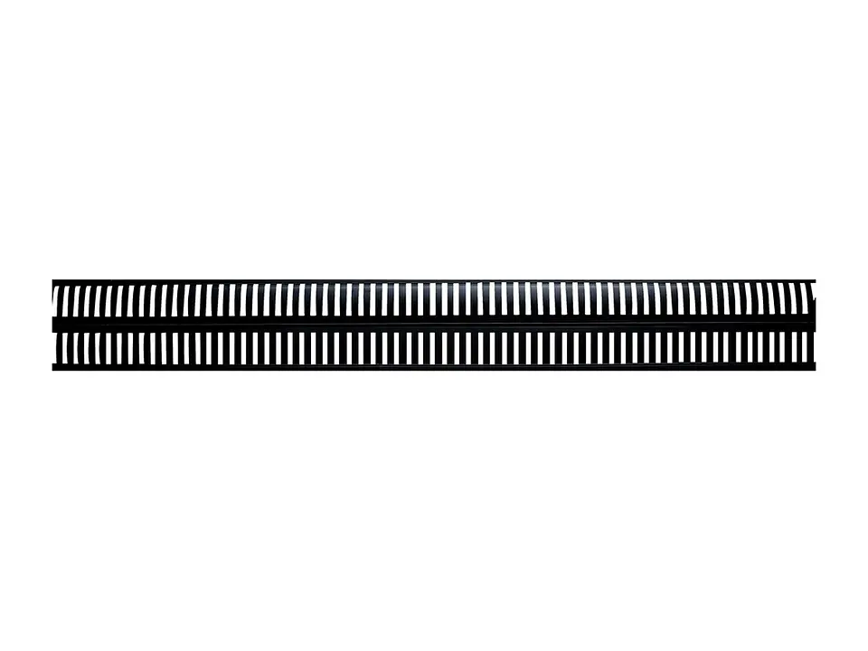 Quest OV-4513 - Ordenador de cables vertical de 45-RU para gabinetes . Doble ducto de 60mm x 80mm c/u 3