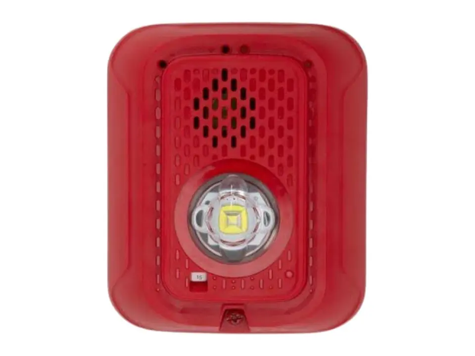 System Sensor P2RLED-P - Sirena Estrobo Roja Certificacion Ul 1