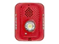Fire-Lite P2RLED-SP - System Sensor. Sirena con luz estroboscópica LED de pared, color rojo. En español - Miniatura 1