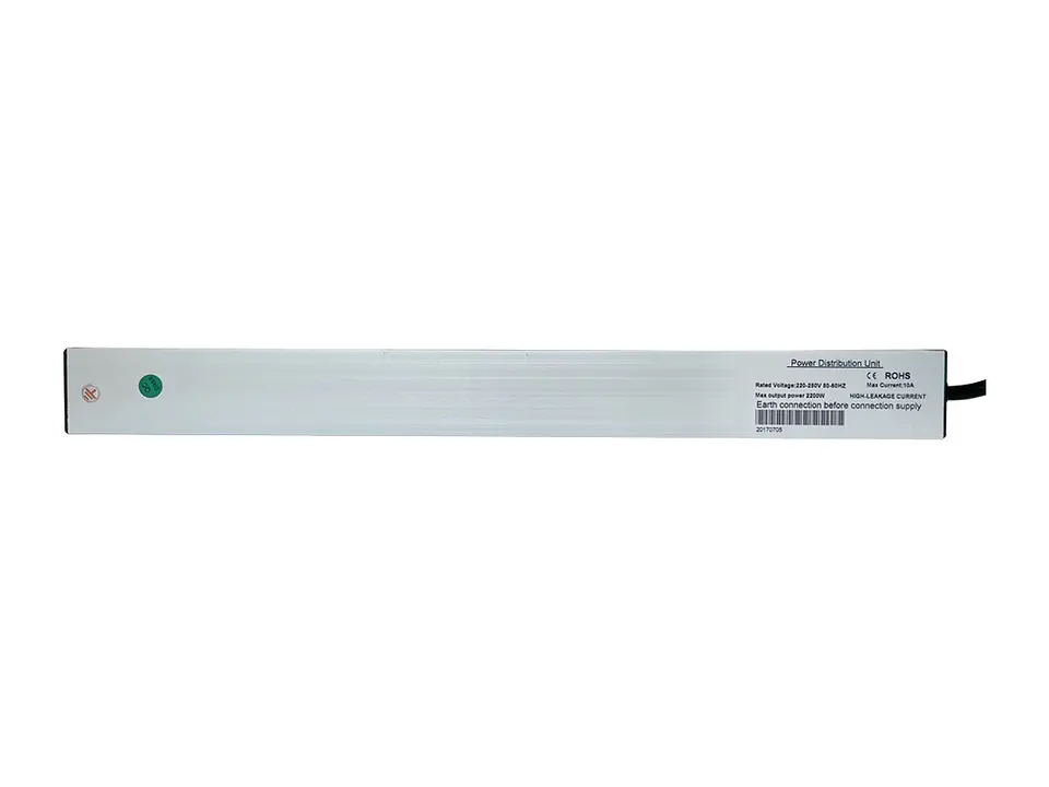 Tundra PDU-1906 - Multitoma electrica horizontal 220V-15A 6 tomas con linea a tierra 3