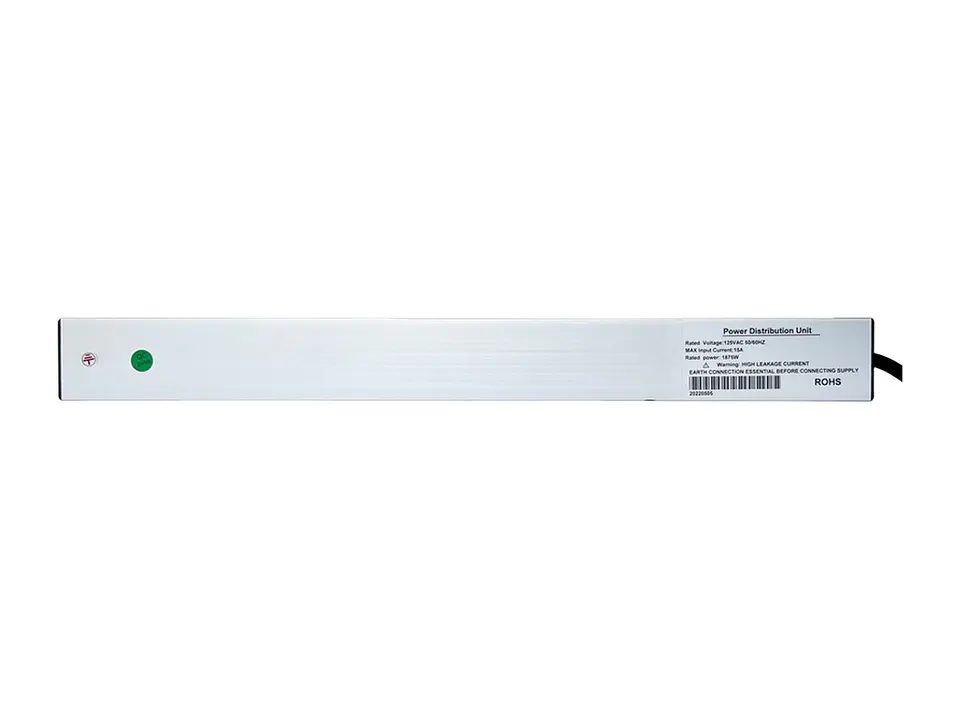 Tundra PDU-1906-110V - Multitoma electrica horizontal 110V-15A/220V-8A 6 tomas con linea a tierra 3