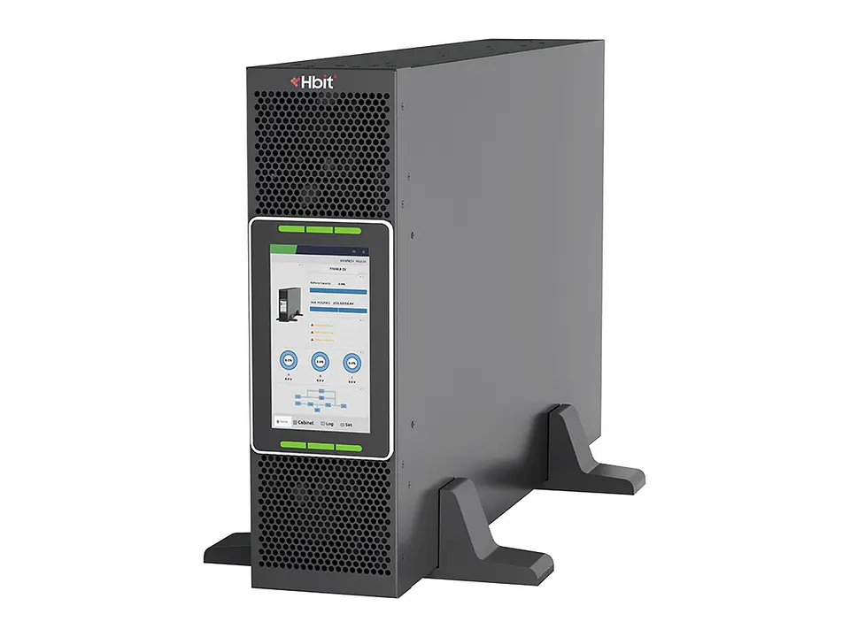 HBit PHTT015LR - UPS Trifásico 380V, 15KVA, Pantalla Táctil LCD de 7