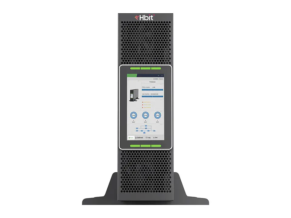 HBit PHTT015LR - UPS Trifásico 380V, 15KVA, Pantalla Táctil LCD de 7