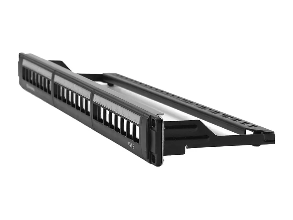 LinkBasic PNA24-UC6 - Patch Panel 24 Puertos Modular Cat6 1-RU (Incluye 24 Jacks JKA09-UC6) 1