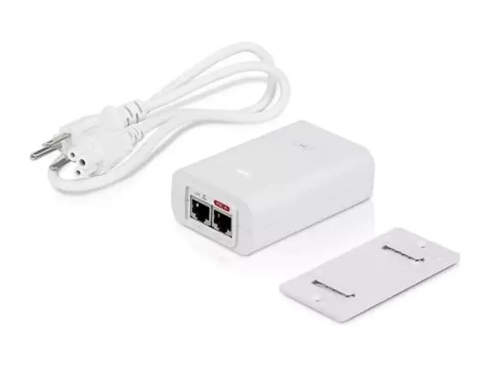 Ubiquiti POE-24-24W-G-WH - Uisp - PoE Inyector 24VDC 24W Gigabit 1
