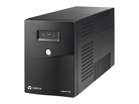Vertiv PSL1000-220N - UPS Monofásico Interactivo Liebet PSL 220V, 1000VA/600W, Torre, 6 salidas NEMA 5-15R