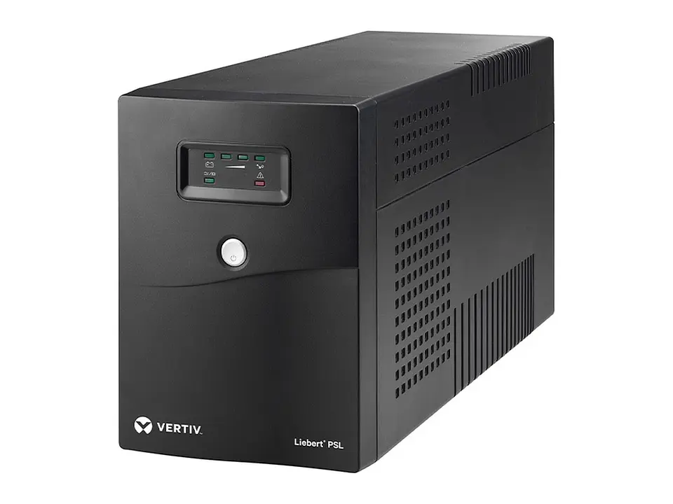 Vertiv PSL1000-220N - UPS Monofásico Interactivo Liebet PSL 220V, 1000VA/600W, Torre, 6 salidas NEMA 5-15R 1