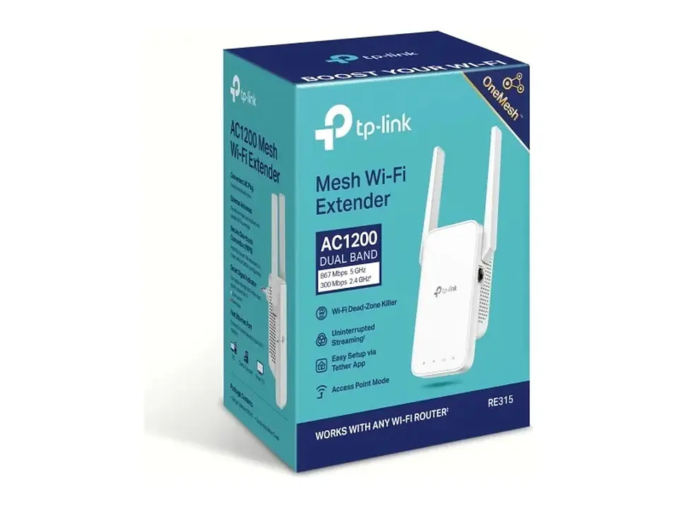 TP-Link RE315 - Extensor WiFi 5 AC1200 dual band (5GHz/2.4GHz) 1