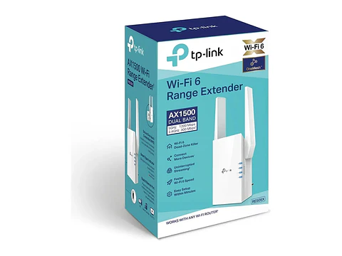 TP-Link RE505X - Extensor WiFi 6 AX1500 dual band (5GHz/2.4GHz)