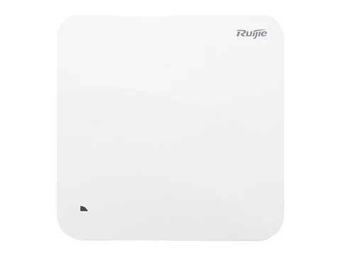 Access Point interior Wi-Fi 6, doble radio, 2.97Gbps, 1 puerto RJ45 10/100/1000, soporta PoE+ y fuente externa. No incluye fuente
