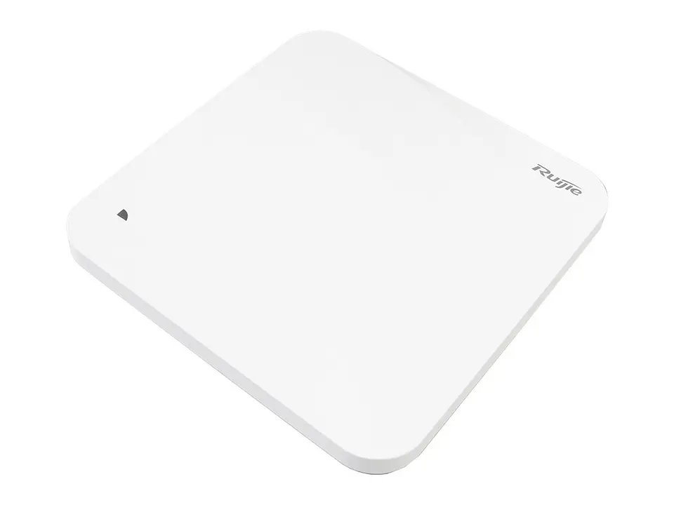 Access Point interior Wi-Fi 6, doble radio, 2.97Gbps, 1 puerto RJ45 10/100/1000, soporta PoE+ y fuente externa. No incluye fuente 3