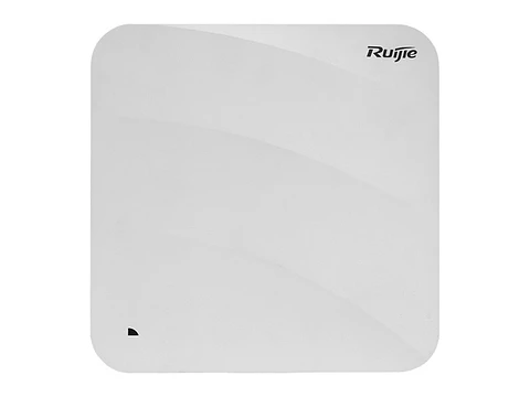 Ruijie RG-AP840-L - Access Point interior Wi-Fi 6, doble radio, 5.37Gbps, 1 puerto RJ45 1/2.5/5Gbps, 1 Puerto de Uplink Combo 5Gbps SFP/RJ45, soporte Poe/Poe+/Poe ++, No incluye fuente