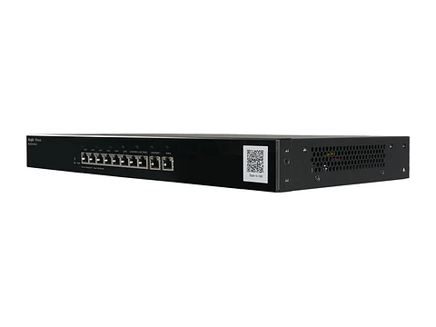 Ruijie RG-EG310GH-E - Gateway/Router con 10 puertos Ethernet RJ45 1Gbps, 1 puerto WAN, seis puertos LAN y tres puertos LAN/WAN; 350 usuarios, 1.5Gbps internet