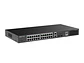 Ruijie RG-ES228GS-P - Switch Smart, administrable web, 24 puertos RJ45 1Gbps PoE/PoE+ 370W, 2 puertos uplink SFP 1Gbps y 2 RJ45, de acero para rack de 19