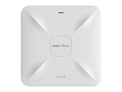 Access Point interior Wi-Fi 6, doble radio, 1.8Gbps, 2 puertos RJ45 10/100/1000 modo AP y modo Router, soporta PoE, No incluye fuente